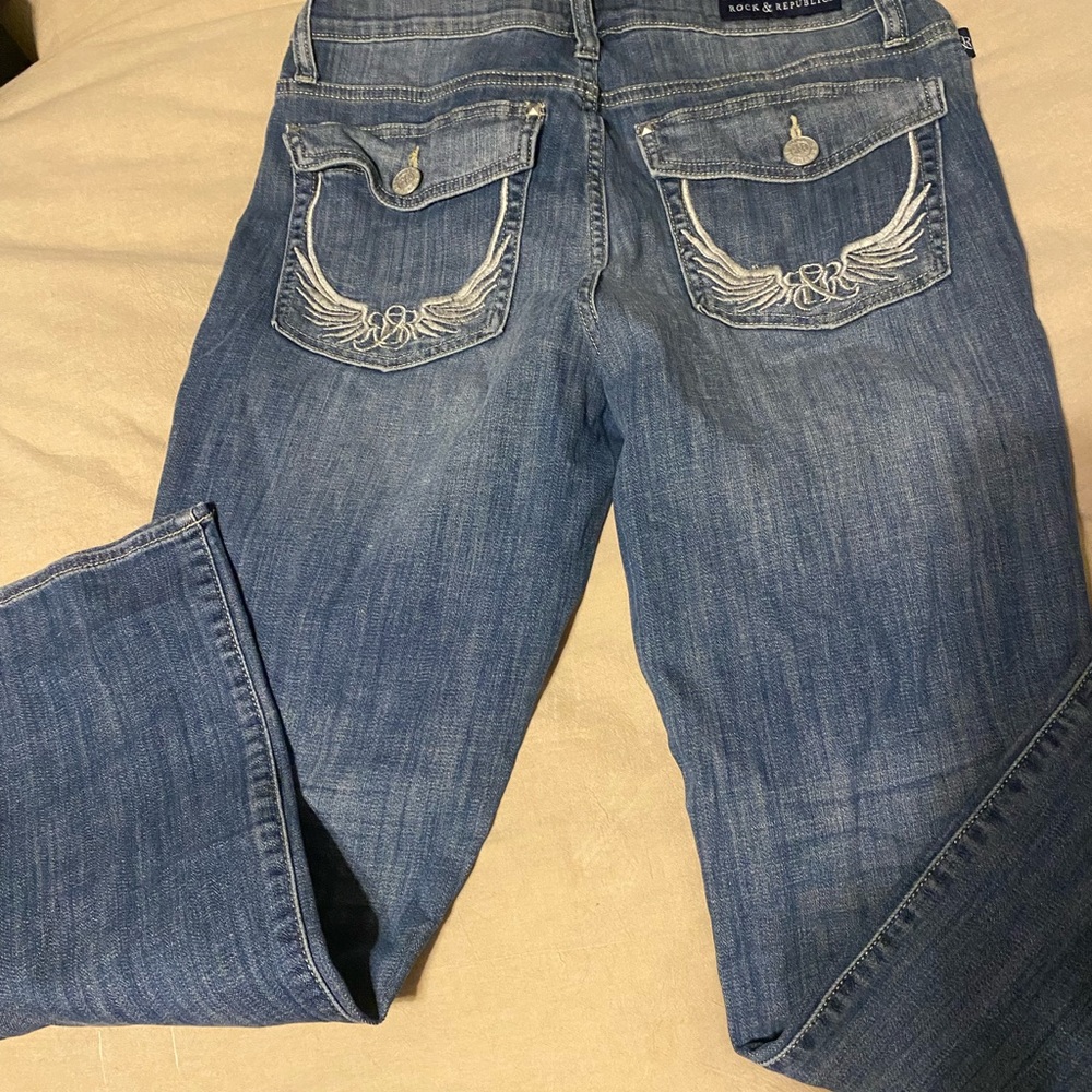 Womens cropped jeans
